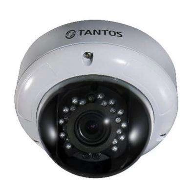 Tantos TSc - DVi720pAHDv (2.8 - 12) 1Mp Видеокамера, AHD, антивандальная, 1/4&quot; Aptina CMOS Sensor (AR0141), 1280х720, 0.01лк, ИК - подсветка до 20м, DC12V, 400мA, от - 40°С до +60°С, IP66