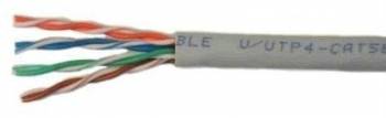 Кабель UTP 5E 4x2xAWG24, эконом, CCA (медь 30%), test 60м, (305м/бухта) ELETEC