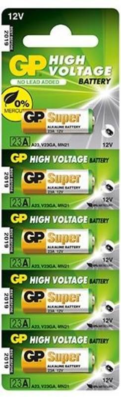 Батарея GP Super Alkaline 23AF (MN21, A23) (5шт/уп)