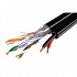 Кабель UTP 5E 4x2x0.5 + 2x0.75 OUTDOOR, комб., эконом (200м/бухта) (05-016) ELETEC 