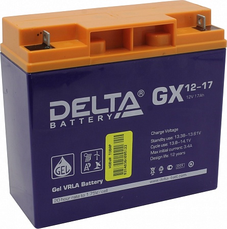 Deltа GX12-17 Аккумулятор герметичный свинцово-кислотный