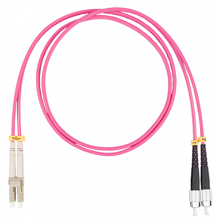 DATAREX LC-FC, дуплекс (duplex) OM4, нг(А)-HF, маджента, 20 м Шнур оптический коммутационный (патч-корд)