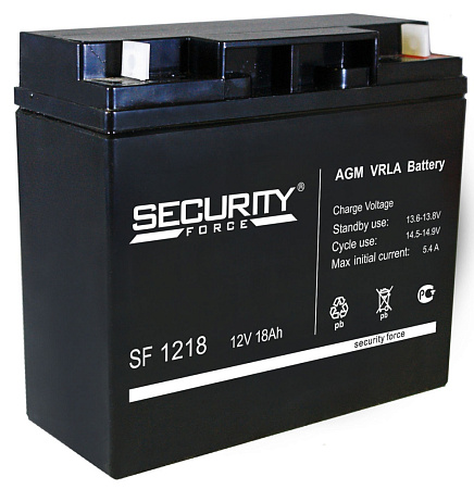 Security Force (SF) SF 1218 аккумулятор 12В