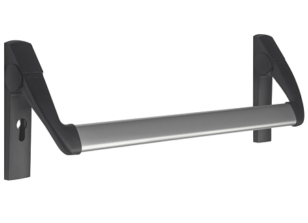 Notedo АР-1300А (черный) (до 200кг) Устройство экстренного открывания эвакуационных выходов ручка-штанга нажимная