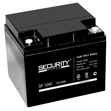 Security Force (SF) SF1240 аккумулятор герметичный, свинцовый
