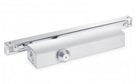 Notedo DC-045-155 SL+HO+DA+BC PRO EN3-6 (серебро) Дверной доводчик до 150кг/1400мм, от -38°С до +60°С, скользящая тяга в комплекте