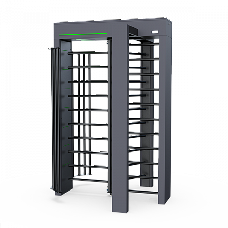 Oxgard QL-10 DP Электромеханический окрашенный полноростовой турникет (имеет светодиодную индикацию прохода ,  порошковая краска RAL9005)