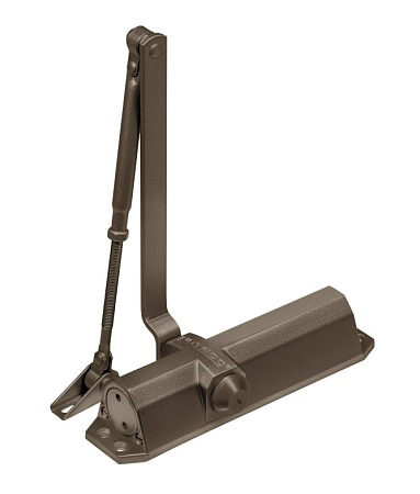 Notedo DC-095 EN3-5 (легкий характер, бронза) Дверной доводчик до 120кг/1200мм, от -38°С до +60°С, тяга в комплекте