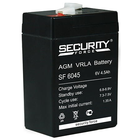 Security Force (SF) SF 6045 аккумулятор 6В