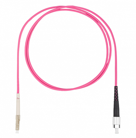 DATAREX LC-FC симплекс (simplex) OM4, нг(А)-HF, маджента, 1,5 м Шнур оптический коммутационный (патч-корд)