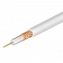 Кабель RG-59 B/U MIL17, экран 112%, белый (200м/бухта) ELETEC (03-021)