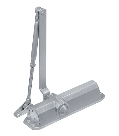 Notedo DC-095 EN3-5 (легкий характер, серый) Дверной доводчик до 120кг/1200мм, от -38°С до +60°С, тяга в комплекте