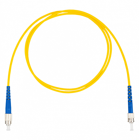 DATAREX FC-ST симплекс (simplex) OS2, нг(А)-HF, желтый, 1,0 м Шнур оптический коммутационный (патч-корд)