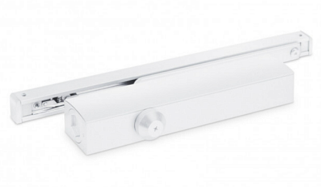 Notedo DC-045-155 SL+HO+DA+BC PRO EN3-6 (белый) Дверной доводчик до 150кг/1400мм, от -38°С до +60°С, скользящая тяга в комплекте