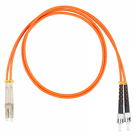 DATAREX LC-ST, дуплекс (duplex) OM2, нг(А)-HF, оранжевый, 15 м Шнур оптический коммутационный (патч-корд)