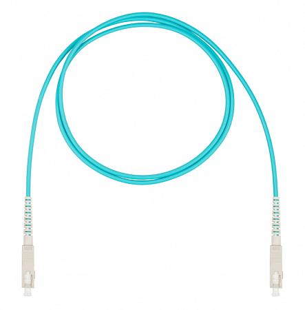 DATAREX SC-SC симплекс (simplex) OM3, нг(А)-HF, бирюзовый, 2,0 м Шнур оптический коммутационный (патч-корд)
