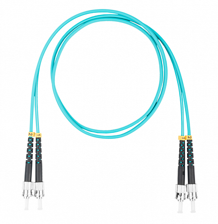 DATAREX ST-ST, дуплекс (duplex) OM3, нг(А)-HF, бирюзовый, 20 м Шнур оптический коммутационный (патч-корд)