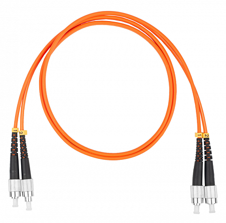 DATAREX FC-FC, дуплекс (duplex) OM2, нг(А)-HF, оранжевый, 5,0 м Шнур оптический коммутационный (патч-корд)