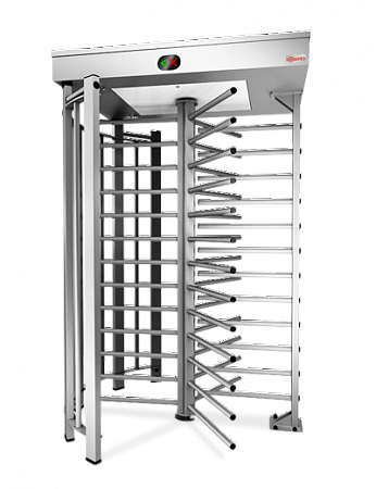 Oxgard Praktika T-10-GM Моторизованный сдвоенный полноростовой турникет гибрид (ротор из нержавеющей стали, корпус порошковая краска, горячий цинк).