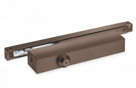 Notedo DC-045-155 SL+HO+DA+BC PRO EN3-6 (коричневый) Дверной доводчик до 150кг/1400мм, от -38°С до +60°С, скользящая тяга в комплекте