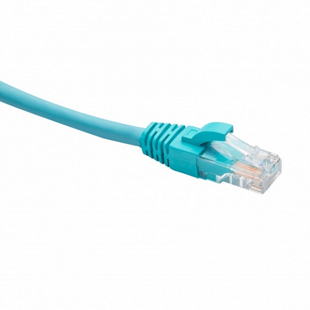 DATAREX RJ45-RJ45 U/UTP Cat.5e LSZH нг(А)-HF (DR-181609) Патч-корд (коммутационный шнур) 2м, бирюзовый